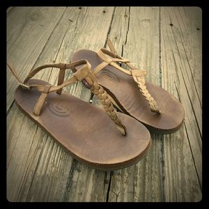 Rainbow Braided Sandals Small